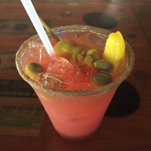 Tried a bloody Mary...not a fan...