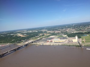 View from inside the Arch